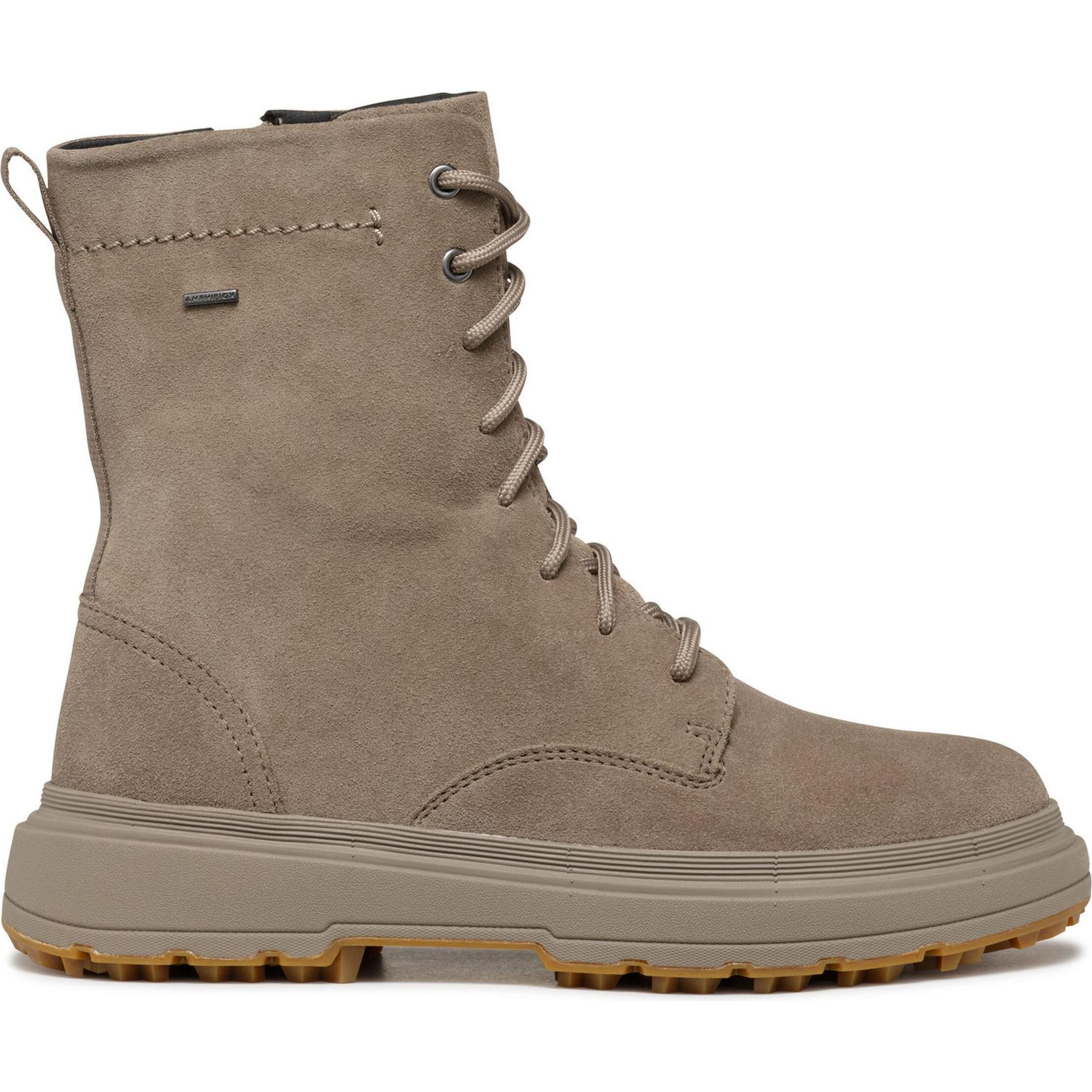 Geox, Damen, Boots + Stiefel, damen stiefeletten lamidie abx e, Braun, (41)