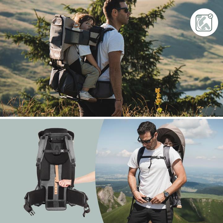 Image du produit Babymoov Kindertrage Moov and Hike inkl. Regenschutz