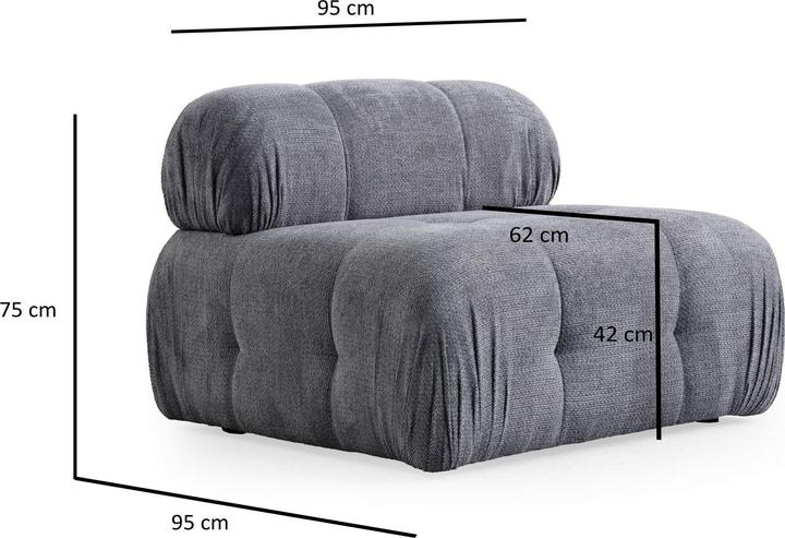 Actual product image Atelier del Sofa Petite (Modular sofa)