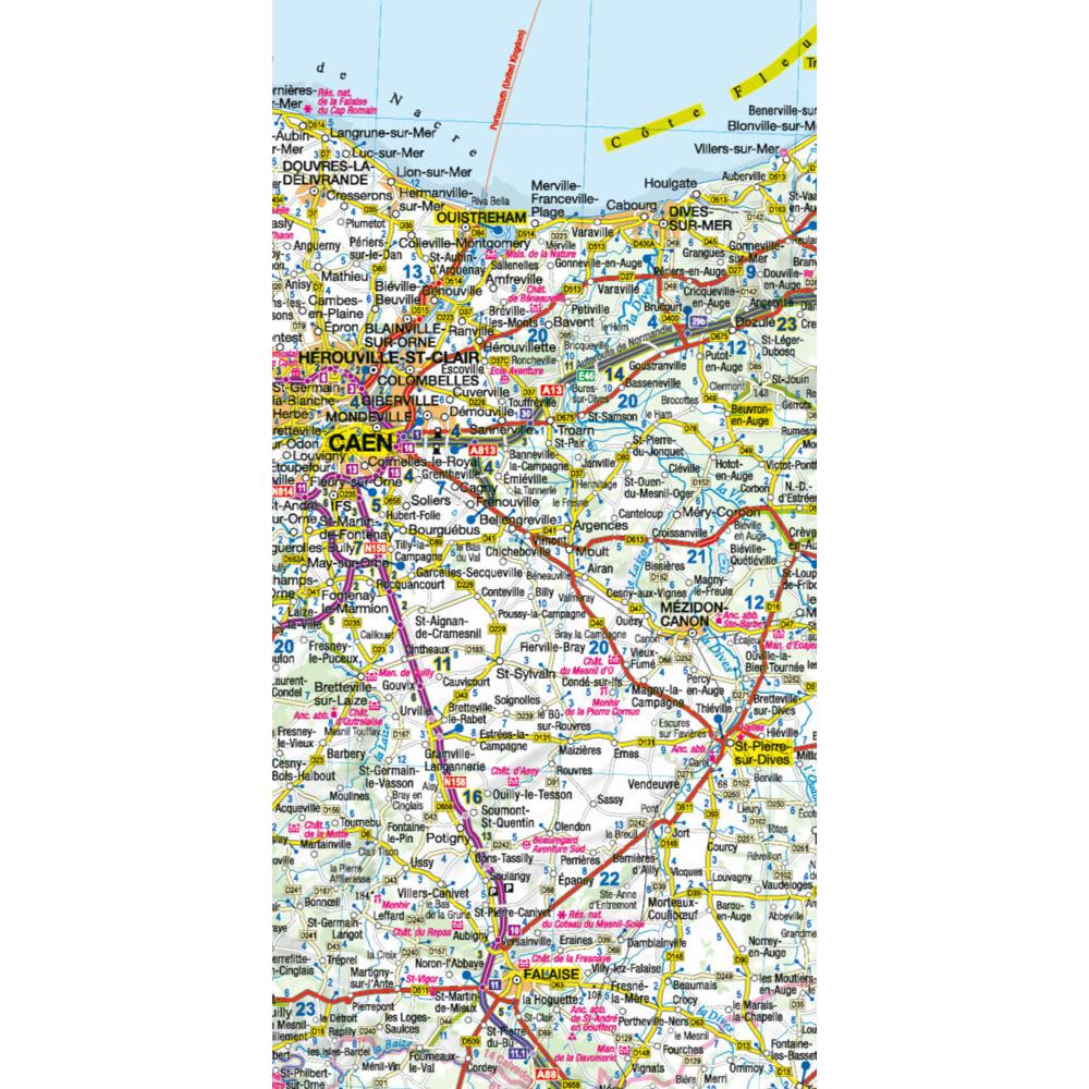 Thumbnail - MoTourMaps Normandie 1:300.000, Landkarte
