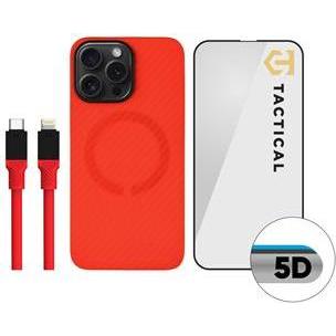 Tactical Red Limited Edition Combo für Apple iPhone 14 Pro Max (Apple iPhone 14 Pro Max), Cover smartphone, Rosso