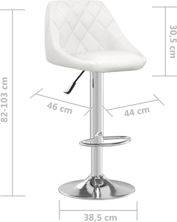 Actual product image vidaXL Barhocker