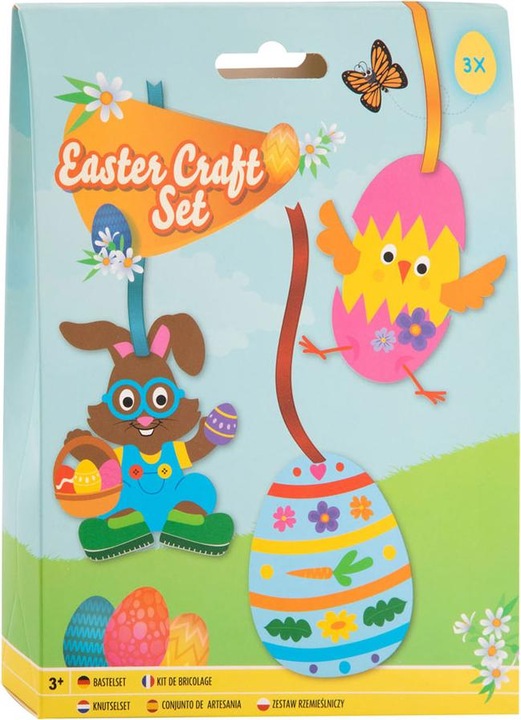 Immagine prodotto Grafix Set di appendini di Pasqua: coniglietto, pulcino e uovo