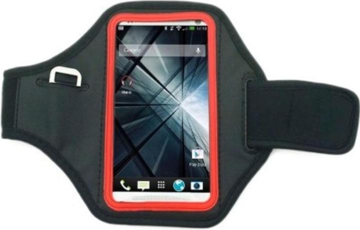 Actual product image König Design Sport Armband Case for Mobile HTC One M7 Red