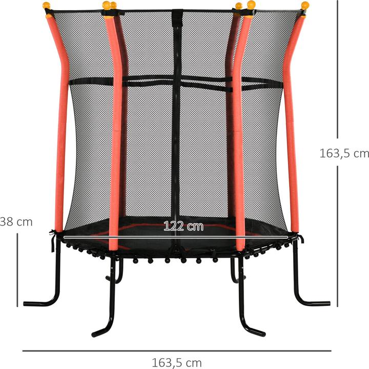 Actual product image Homcom Trampoline with safety net (162 cm)