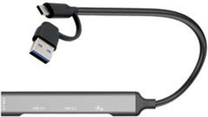 Produktbild i-tec USB-A/USB-C Metal HUB 1x USB-C 3.1 + 3x USB 2.0 (USB-A, USB-C, 4 Ports)