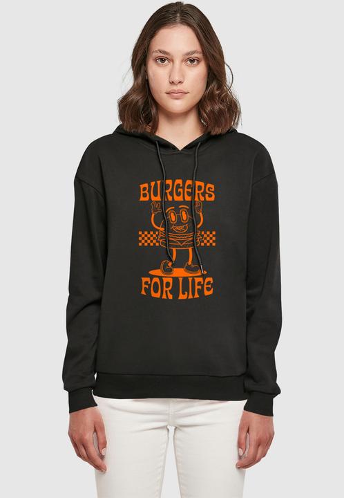 Produktbild Merchcode Ladies Burgers For Life Hoody - 198417 (M)