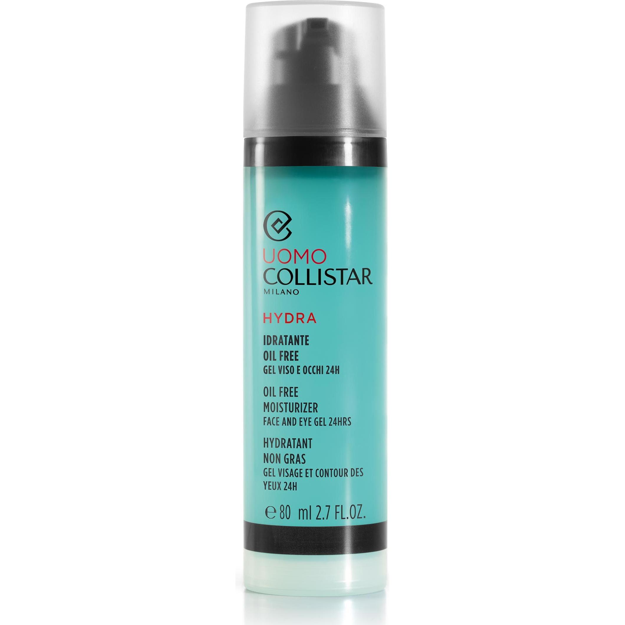 Collistar, Gesichtscreme, Uomo Oil Free Moisturizer (80 ml, Gesichtsgel)