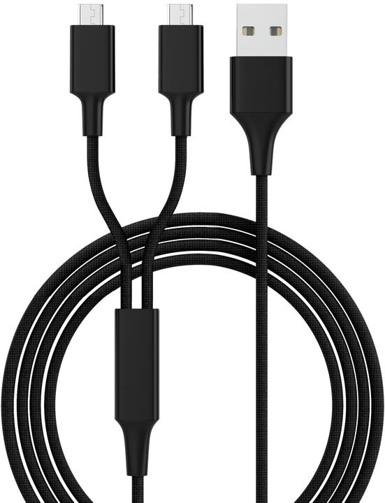 EverActive Cavo Micro USB In Nylon 120 Cm, Ricarica Veloce 2.4A, Nero - 5