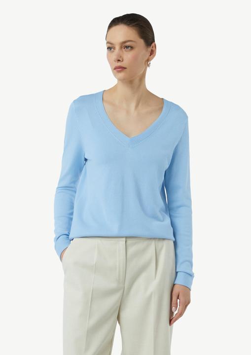 Immagine prodotto Comma Strickpullover Feinstrickpullover mit V-Ausschnitt (36)
