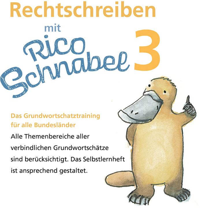 Produktbild Rechtschreiben mit Rico Schnabel, Klasse 3 (Deutsch, Mareike Hahn, Stefanie Drecktrah, 2023)