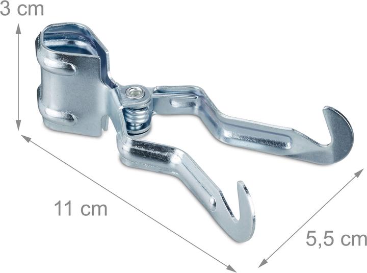 Actual product image Relaxdays Clamp hook