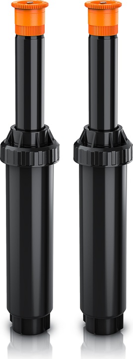 Produktbild Brandson 2x Versenkregner Rasensprinkler bis 25m², Gartensprinkler Bewässerungssystem versenkbar, frostsicher (Versenkregner)