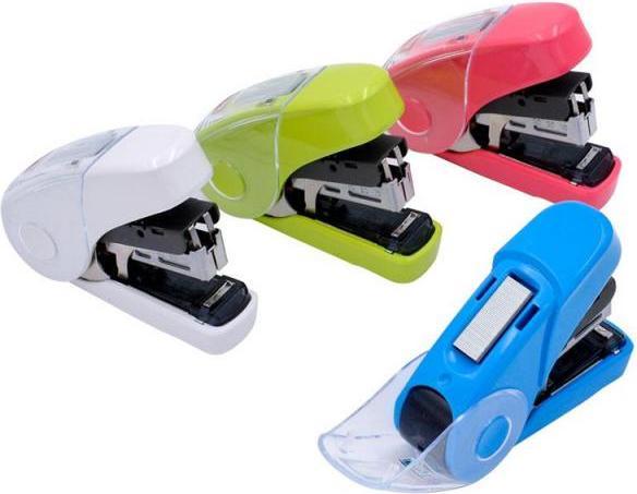 Immagine prodotto Max Cucitrice HD-10FL3K/P rosa, cucitrice piatta clinch (25 lamelle)