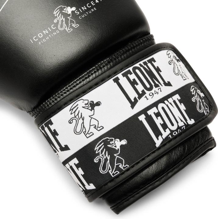 Immagine prodotto Leone Guantoni da boxe Iconic Nero GN208 (14 OZ, Taglia unica)