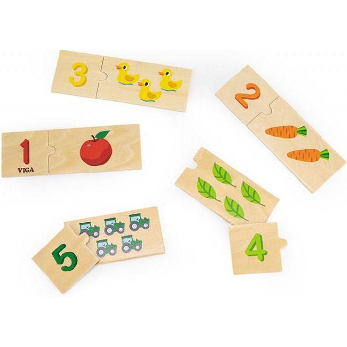 Viga Toys Zahlen Puzzle