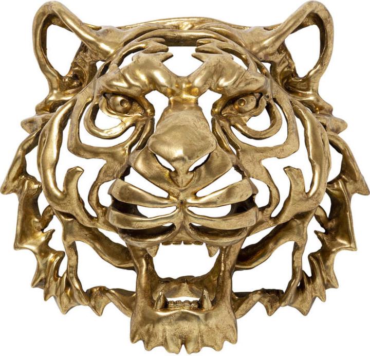 Kare Design Wall Decoration Tiger Gold