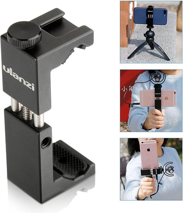 Actual product image Ulanzi ST-02 (Tripod smartphone holder)