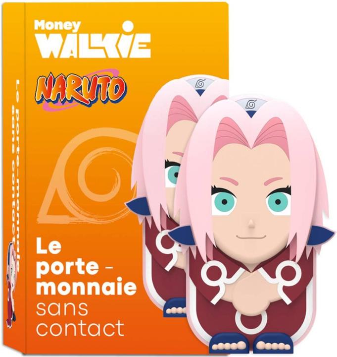 Actual product image Money Walkie NFC wallet Sakura