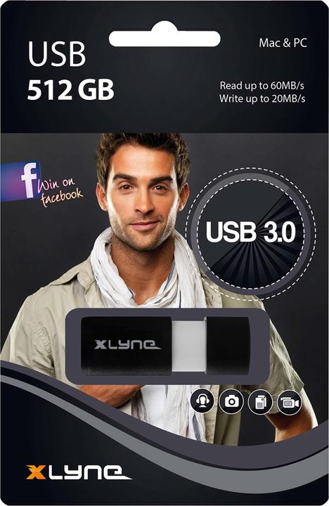 Immagine prodotto Xlyne Onda ad alta velocità (512 GB, USB 3.0)