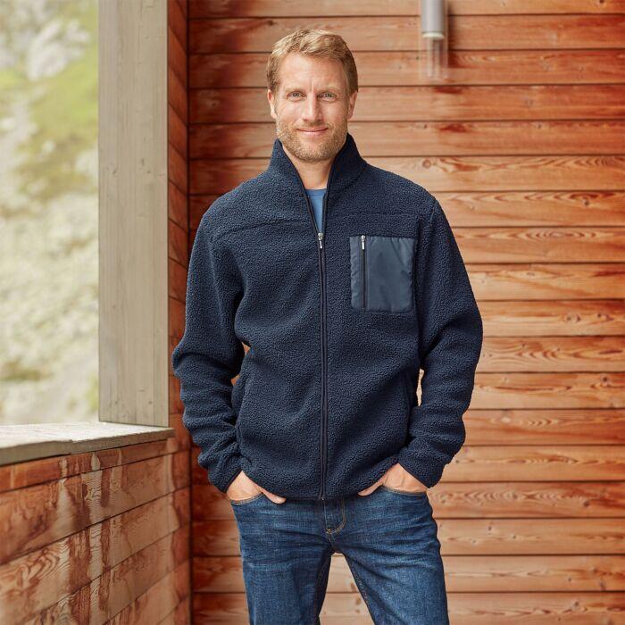 Produktbild Explorer Herren Fleece Jacke, Curly (L)