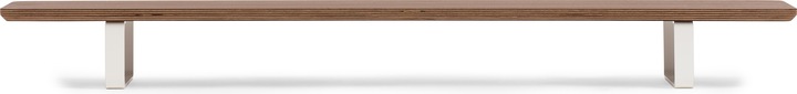 Actual product image Oakywood Desk Shelf - wooden desk top - veneer - walnut veneer / white -