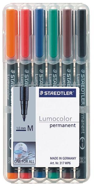 Actual product image Staedtler Lumocolor permanent (6x)