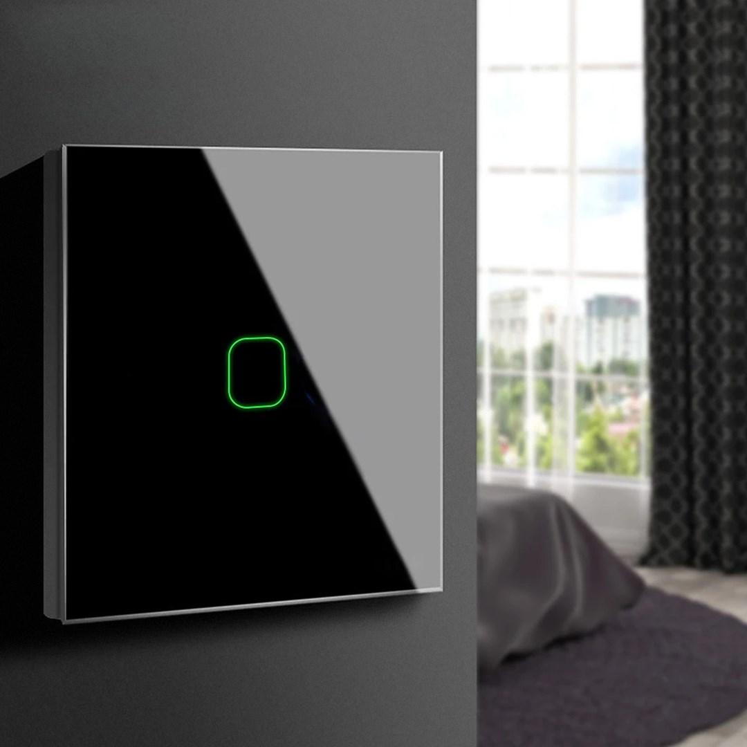 Thumbnail - Maclean, Lichtschalter + Storenschalter, MCE701B Single-Touch Netzschalter