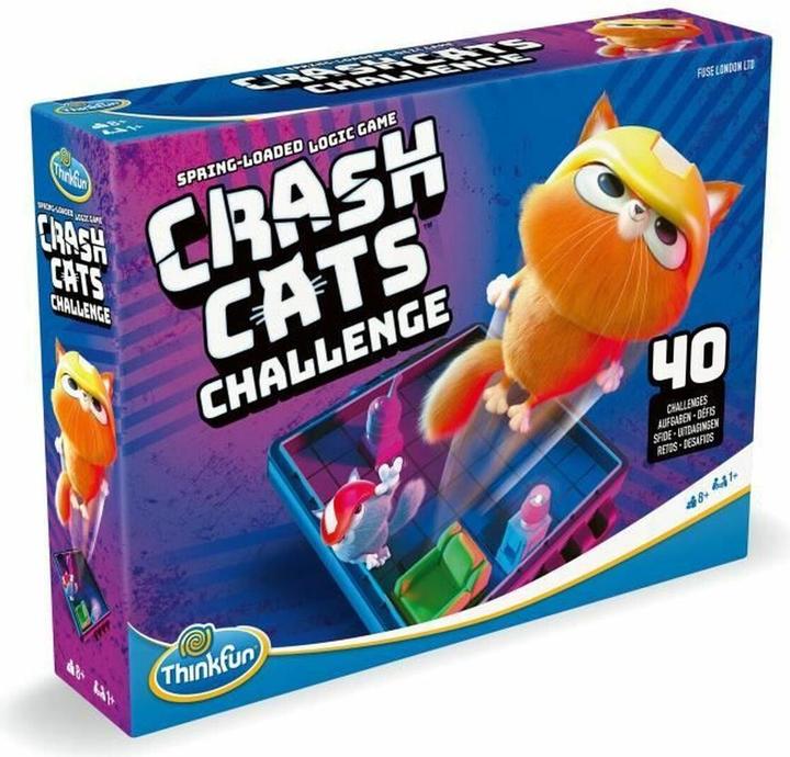 Image du produit Ravensburger ThinkFun Crash Cats Challenge - Logikspiel ab 8 Jahre (Italien, Néerlandais, Espagnol, Portugais, Anglais, Allemand, Français)