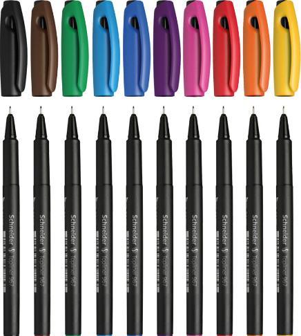 Productafbeelding Schneider Fineliner 967 doos van 10 (10x)