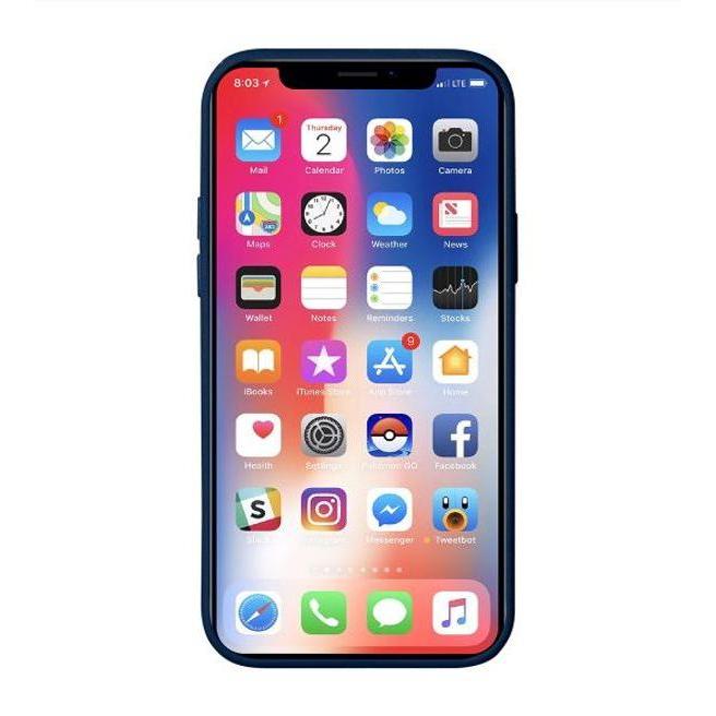 Thumbnail - MU Classic Liquid Silicone Case Series (Apple iPhone 12 Pro Max), Smartphone Hülle, Blau