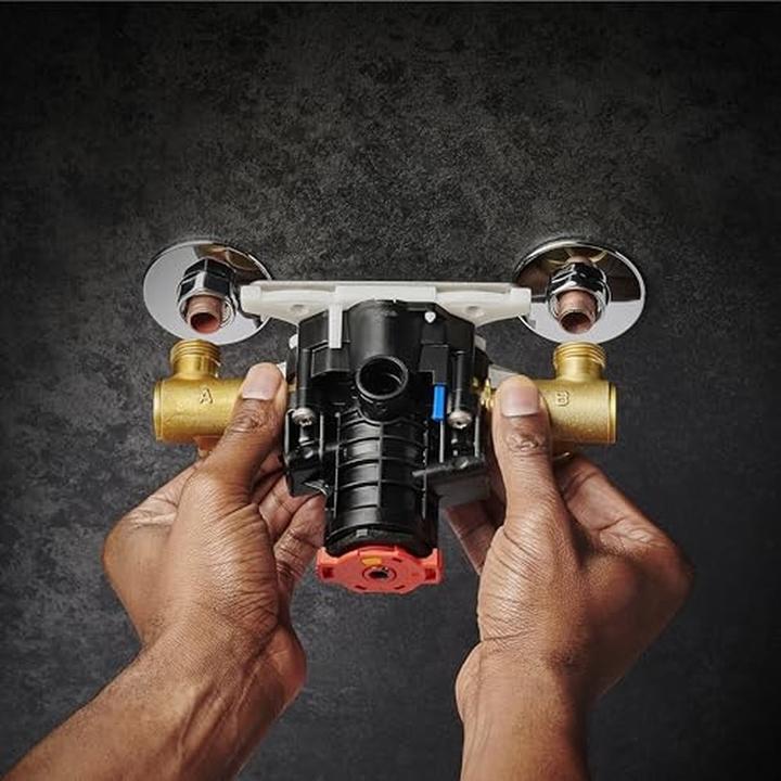 Image du produit Mira Showers Douchette thermostatique à sortie double, réglable et universelle