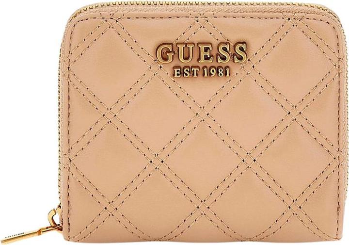 Actual product image Guess Giully SLG Small Zip Around Dames Portemonnee - Beige