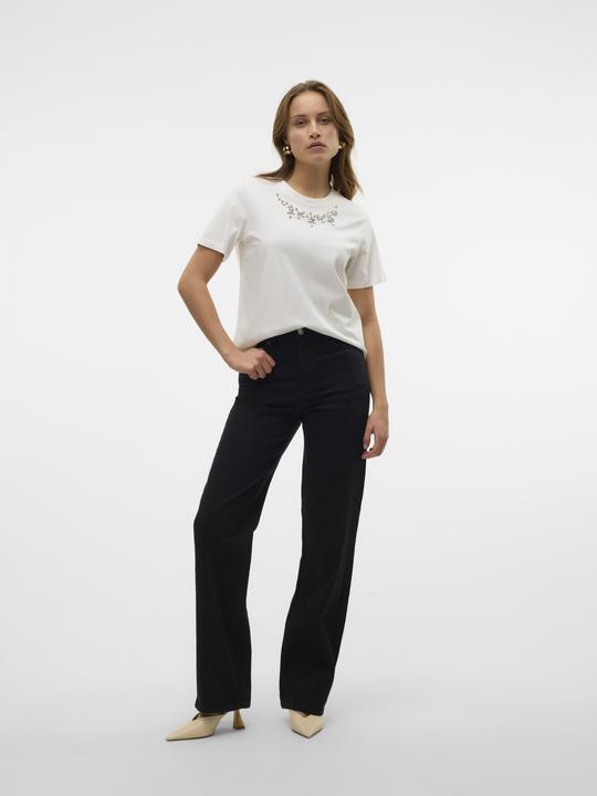 Actual product image Vero Moda VMTESSA Hohe Taille Weiter Beinschnitt Jeans Weit geschnitten (W29/L30)