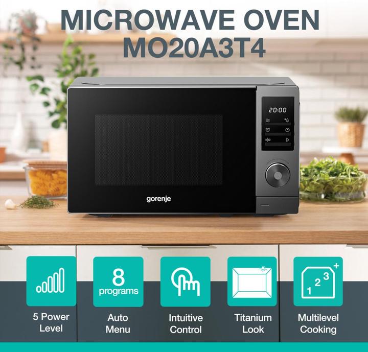 Image du produit Gorenje Micro-ondes - MO20A3T4 - (20 l)
