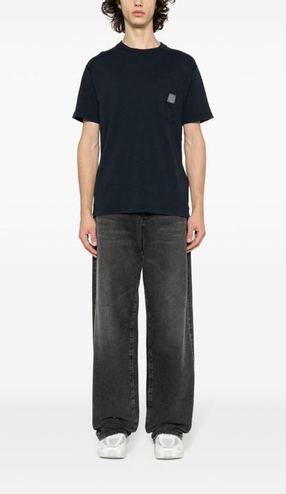 Actual product image Stone Island T-shirts And Polos Blue (XL)