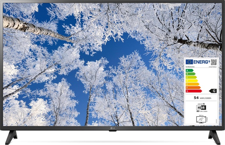 Image du produit LG 43UQ75009LF (43", UQ75, LED, 4K, 2022)