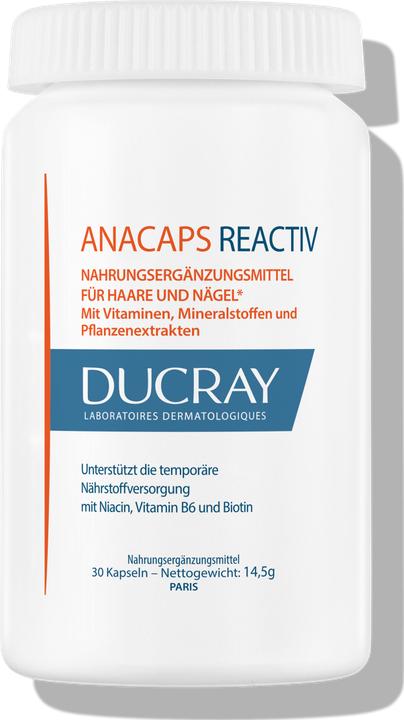 Actual product image Ducray Anacaps Reactiv (90 pcs., Capsules, 90 ml)