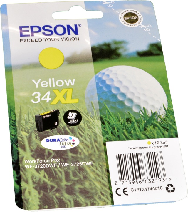 Produktbild Epson 34XL DuraBrite Ultra (Y)