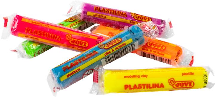 Produktbild Jovi Knete PLASTILINA farbsortiert 6 Farben je 15,0 g
