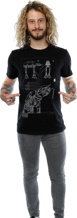 Immagine prodotto Star Wars Rogue One AT-ACT Maglietta Uomo (S)