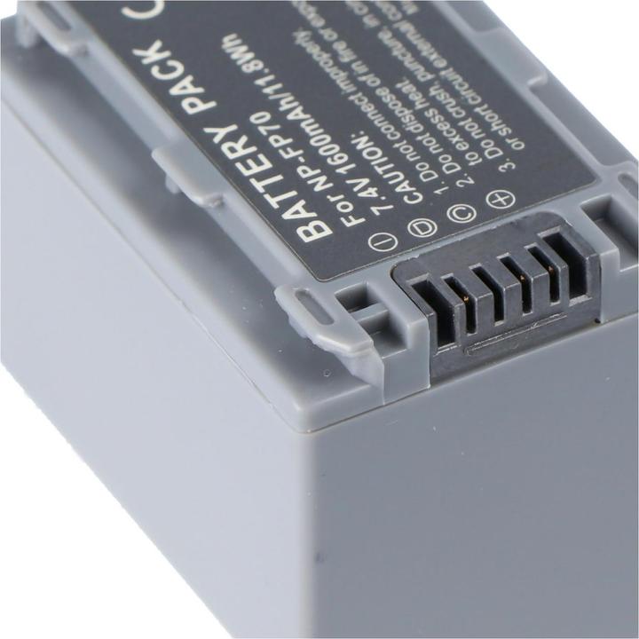 Actual product image AccuCell Sony NP-FP60 Camcorder Battery (Camera battery)