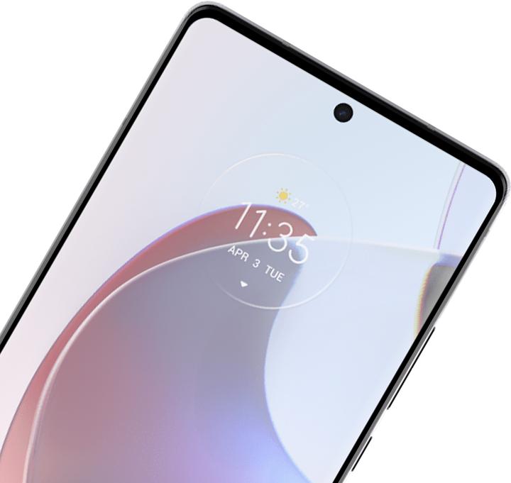 Actual product image Cazy Protective Glass Compatible with Motorola Edge 30 Ultra - Tempered Glass Full Coverage - (1 pcs., Motorola Edge 30 Ultra)