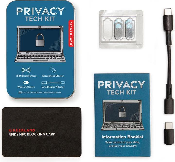 Produktbild Kikkerland Privacy Tin Kit