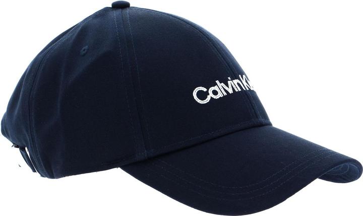 Image du produit Calvin Klein Hommes Double Line Embro Bb Baseball Cap, Ck Navy, Taille unique