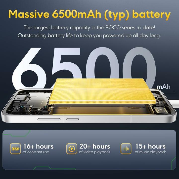 Image du produit Xiaomi Poco F7 (256 Go, Noir, 6.83", Double SIM, 5G)