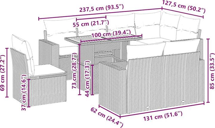Produktbild vidaXL Jimena