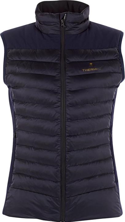 Therm-ic Powervest Urban Women waistcoat + power bank (size: XL, dark blue)