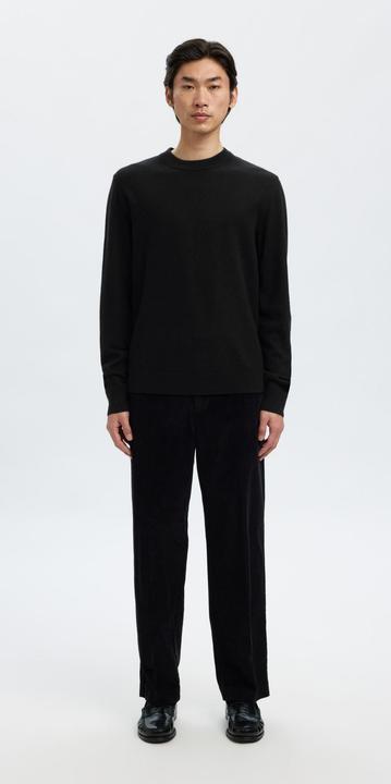 Actual product image Selected Slhtray Brushed Knit Relaxed Crew Noos (XL)