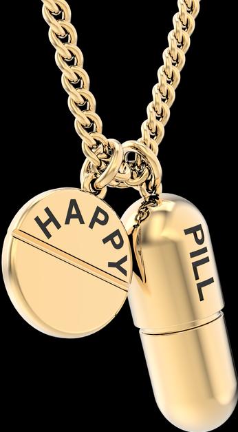 MTM Happy Pill Necklace